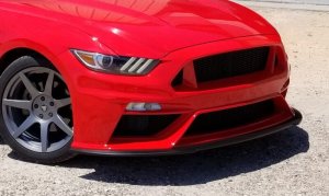 Ford Mustang Front Bumper - Anderson Composites - Type-TT Fiberglass - Matte Black - `15-`17 Ford Mustang Front Bumper - Anderson Composites - Type-TT Fiberglass - Matte Black - `15-`17